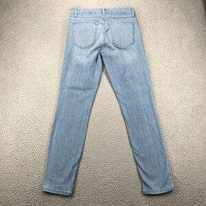 LOFT Jeans Womens Size 26/2 Modern Skinny Crop Low Rise Light Wash Stretch Denim